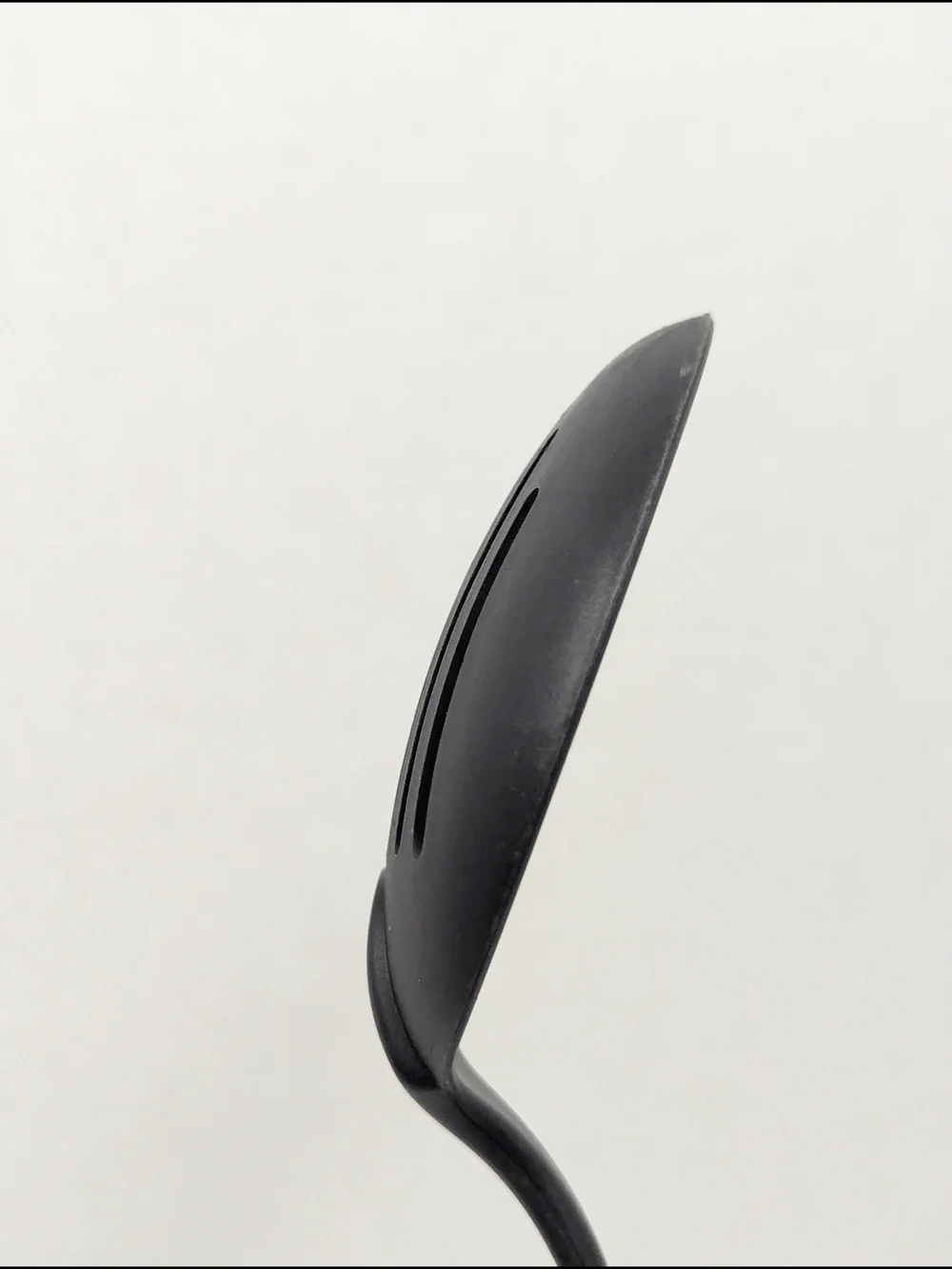Vintage Slotted Skimmer Spoon Black Nylon Cream Handle Kitchen Tool 11